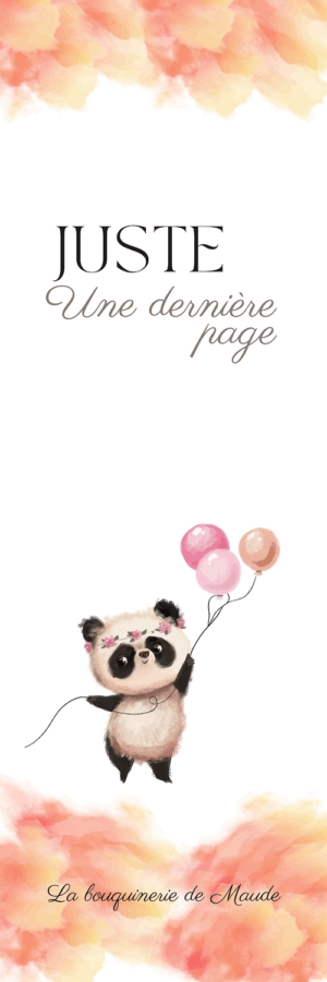 "Marque-page panda"