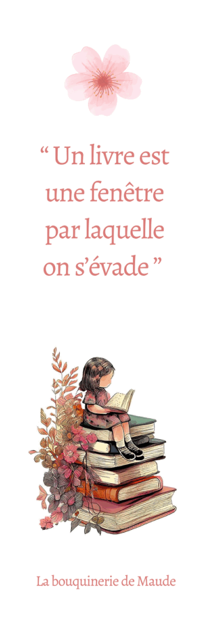 Marque-page petite fille