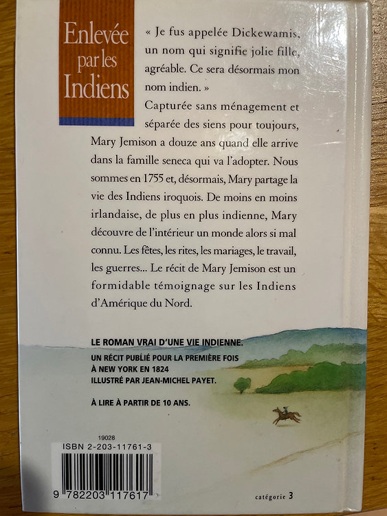 Enlevée par les Indiens